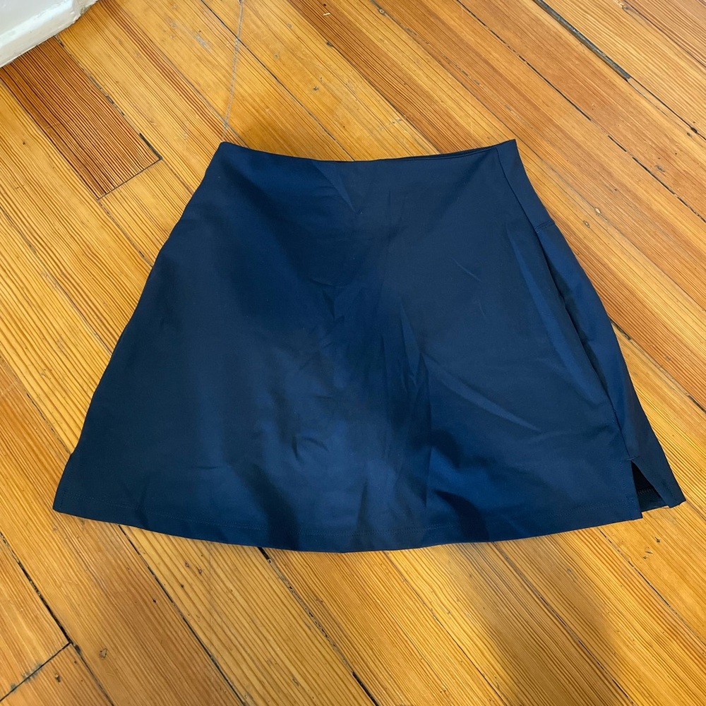 Girlfriend Collective Navy Aspen Sport Skort
